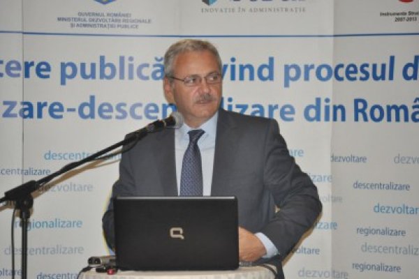 Guvernul îşi va asuma proiectul de descentralizare la jumătatea lunii noiembrie